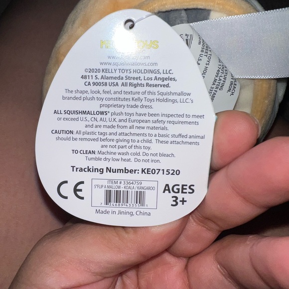 New 4” Kirk the Koala Keely the Kangaroo Flipamallow Squishmallows - Picture 9 of 10